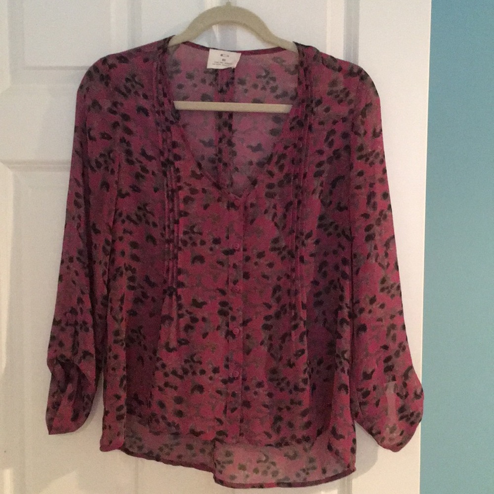 Pins & Needles Sheer Blouse